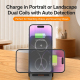 Support Téléphone De Bureau Chargeur Sans Fil 3 En 1 Avec Haut Parleur Bluetooth 5 W Et Éclairage D’Ambiance - www.yonis-shop...