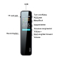 Dictaphone Intelligent Écran Couleur Réduction Bruit 4GB Haute Qualité Enregistrement Voix Activée - www.yonis-shop.com