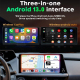 Boîtier Adaptateur Android Auto CarPlay Filaire Vers Sans Fil Android 13 Snapdragon Octocœur 8 Go 128 Go Extensible À 256 Go ...