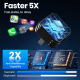 Adaptateur CarPlay Android Auto Filaire Vers Sans Fil 2 En 1 Plug And Play Pour Véhicules Équipés - www.yonis-shop.com