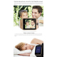 Montre Connectée Écran IPS 1.54 Pouces Bluetooth 3.0 Podomètre Rappel Sédentaire Moniteur de Sommeil Anti-Perte Caméra à Dist...