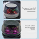 Mini Enceinte Bluetooth Sans Fil RGB Atmosphère Avec Lumière Colorée et Son Puissant - www.yonis-shop.com