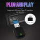 Adaptateur Android Auto Et CarPlay Sans Fil 2 En 1 Pour Connexion Filaire WiFi Double Bande 5.8 GHz 2.4 GHz USB Type C - www....