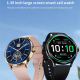 Montre Connectée Sportive Écran 1.39 Pouces Bluetooth 5.2 Appels Surveillance Santé Sommeil Oxygène Température Fréquence Car...