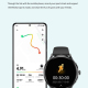 Montre Connectée Sportive Écran 1.39 Pouces Bluetooth 5.2 Appels Surveillance Santé Sommeil Oxygène Température Fréquence Car...