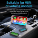 Adaptateur Sans Fil Android Auto Et CarPlay 2 En 1 Pour Véhicules À Connexion Filaire Compatible Avec 98% WiFi 6 Bluetooth 5....