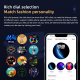 Montre Connectée Sportive 1.39 Pouces Bluetooth 5.1 Appels Sommeil Cardiofréquencemètre Pression Artérielle Étanche IP68 15 J...