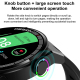 Montre Connectée 1.28 Pouces Surveillance Santé Appel Bluetooth NFC Cuir Marron Multifonctions - www.yonis-shop.com