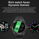 Montre Connectée 1.28 Pouces Surveillance Santé Appel Bluetooth NFC Cuir Marron Multifonctions - www.yonis-shop.com
