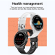 Montre Connectée 1.28 Pouces Surveillance Santé Appel Bluetooth NFC Cuir Marron Multifonctions - www.yonis-shop.com
