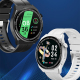 Montre Connectée Argentée Avec Écran 1.28 Pouces Surveillance Santé Appels Bluetooth NFC - www.yonis-shop.com