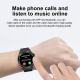 Montre Connectée Argentée Avec Écran 1.28 Pouces Surveillance Santé Appels Bluetooth NFC - www.yonis-shop.com