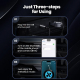 Adaptateur Bluetooth 5.4 Pour Autoradio AUX Avec Microphone Câble USB Spiralé Et Reconnexion Automatique - www.yonis-shop.com