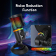 Microphone Condensateur De Bureau Pour Streaming Avec Éclairage RGB Réduction Du Bruit Connexion Sans Fil Et Mode Muet - www....