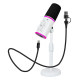 Microphone Gaming De Bureau À Condensateur Pour Streaming USB C Cardioïde Avec Éclairage RGB Et Monitoring Sans Latence - www...