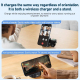 Chargeur Sans Fil Magnétique 3 En 1 Pliable Pour Plusieurs Appareils Charge Rapide 15 W Câble Rétractable 80 Cm - www.yonis-s...