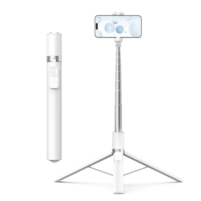 Trépied Perche Selfie Smartphone 170 Cm Ouverture Automatique Télécommande Magnétique Rechargeable Et Griffe Cold Shoe - www....