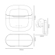 Écouteurs Sans Fil Bluetooth Pour Appels Avec Réduction De Bruit ENC Design Semi Intra Et 5 À 6 Heures D’Autonomie - www.yoni...