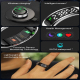 Bague Connectée Or Taille 13 Suivi Cardiaque Oxygène Sommeil Modes Sportifs Etanche Bluetooth 5.2 Autonomie 5 Jours - www.yon...