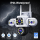Caméra De Surveillance 360° HD Étanche Avec Vision Nocturne Et Suivi Humanoïde - www.yonis-shop.com