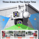 Caméra De Surveillance 360° HD Étanche Avec Vision Nocturne Et Suivi Humanoïde - www.yonis-shop.com