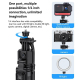 Perche À Selfie Bluetooth Avec Suivi Facial Intelligent Et Contrôle Gestuel Pour Photos Panoramiques - www.yonis-shop.com