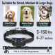 Collier Anti Aboiement Rechargeable Pour Chien Détection Intelligente Bips Vibrations Stimulation Statique Recharge USB C IP6...