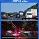 Dashcam 1080P HD Panoramique Enregistrement Triple WiFi Support Mobile APP Écran IPS LCD 3 Pouces Carte Mémoire Jusqu'à 128GB...