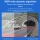 Dashcam 1080P HD Panoramique Enregistrement Triple WiFi Support Mobile APP Écran IPS LCD 3 Pouces Carte Mémoire Jusqu'à 128GB...