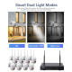 Camera Surveillance HD 3MP 8CH Sans Fil Vision Nocturne Couleur Audio Bidirectionnel Détection Mouvement Stockage Cloud - www...