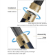 Brosse Coiffante 6 En 1 Pour Sécher Boucler Et Lisser Avec Technologie Ionique Moteur Sans Balais Et 6 Embouts - www.yonis-sh...