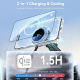 Support Chargeur Sans Fil Magnétique Pour Voiture Qi2 25 W Avec Refroidissement Actif Et Rotation 360° - www.yonis-shop.com