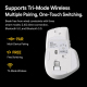 W&P M-WB2 Wireless Ergonomic Mouse Tri-Mode Bluetooth & 2.4G Silent Computer Mouse - www.yonis-shop.com