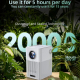 Videoprojecteur LED Avec Résolution 1080P HD Et Compatibilité 8K - www.yonis-shop.com
