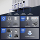 Videoprojecteur LED Avec Résolution 1080P HD Et Compatibilité 8K - www.yonis-shop.com