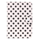Housse universelle tablette tactile 7 pouces Blanc &agrave; pois noirs - www.yonis-shop.com
