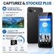 Smartphone Compact 4G Android 14 Écran 4 Pouces 4Go 64Go Double SIM OTG NFC - www.yonis-shop.com