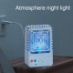 Mini Ventilateur De Bureau Portable Rechargeable Par Micro USB Silencieux 2 Vitesses Avec Veilleuse Batterie 500 mAh - www.yo...