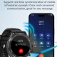Montre Connectée Bluetooth Double Mode Avec Écouteurs Intégrés Écran HD 1.58 Pouces et Capteurs Cardiaques - www.yonis-shop.com
