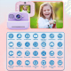 Appareil Photo Enfant 2.4 Pouces 1080P HD Double Caméra Imprimante Thermique 32GB Inclus Bleu - www.yonis-shop.com
