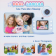 Appareil Photo Enfant 2.4 Pouces 1080P HD Double Caméra Imprimante Thermique 32GB Inclus Bleu - www.yonis-shop.com
