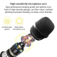 Système De Microphone Sans Fil UHF FM Avec Transmission Sécurisée Et Haute Sensibilité Pour Performances Scéniques Et Événeme...