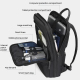 Sac À Dos Ordinateur Imperméable Léger 15.6 Pouces Avec Fermeture Éclair Flottante Et Compartiment Extensible Pour Voyage Et ...