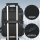 Sac À Dos Ordinateur Imperméable Léger 15.6 Pouces Avec Fermeture Éclair Flottante Et Compartiment Extensible Pour Voyage Et ...