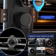 Chargeur Sans Fil Voiture 66W Support Téléphone Magnétique Super Charge Rapide avec Lumières Atmosphériques et Design Transpa...