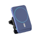 Chargeur Sans Fil Voiture Puissant Magnétique 15W Support QI Aluminium Design Épuré Multi-Angle - www.yonis-shop.com