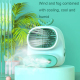 Ventilateur Brumisateur De Bureau Rechargeable Silencieux À 3 Vitesses Batterie 1200 mAh Format Compact - www.yonis-shop.com