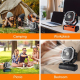 Ventilateur De Camping 3 En 1 Avec Batterie 20000 mAh Éclairage LED Et Crochet Pour Tente Ou Table - www.yonis-shop.com
