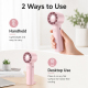 Mini Ventilateur Portable Rechargeable Avec Support De Bureau Moteur 10000 Tours Par Minute USB C 2 Modes Compact - www.yonis...