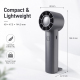 Mini Ventilateur Portable Rechargeable Avec Support De Bureau Moteur 10000 Tours Par Minute USB C 2 Modes Compact - www.yonis...
